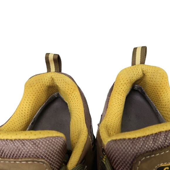 Camel Shoes Mens 9 Hiking Low Leather Boot Outdoor Trekking Active Lace Up Brown - Picture 13 of 14